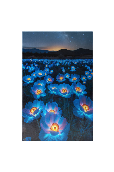 StoryGift Romania Tablou Canvas Florile Licurici Lumini Incandescente În Lanu...