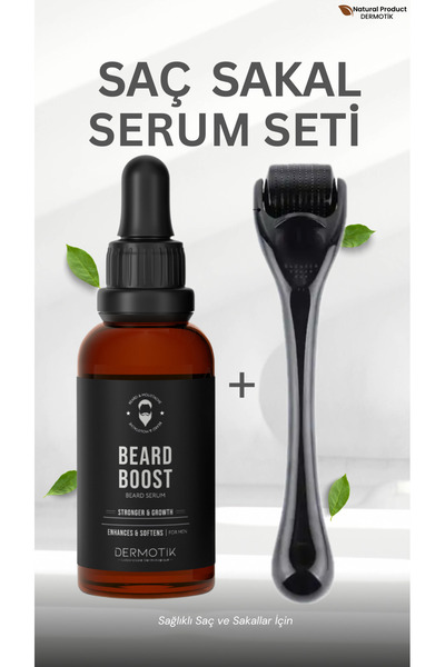 Dermotik Saç Sakal Oluşumuna Yardımcı Serum Seti Besleyici Ve Dolgunlaştırıcı Serum