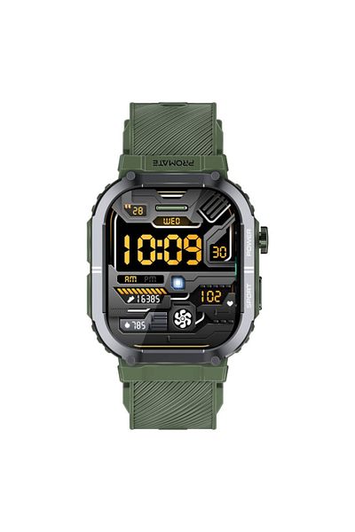Promate Smart Sports Watch XWatch-SL 2.01 inch - Water Resistant - Supports Bluetooth - Green