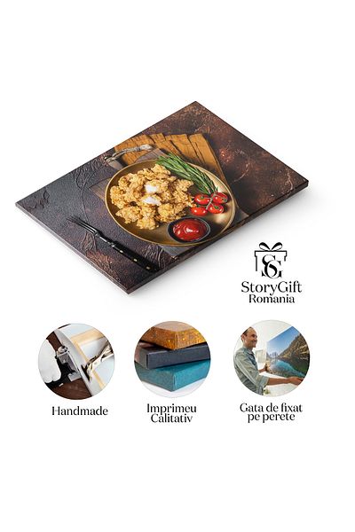StoryGift Romania Tablou Canvas Fata Crocodilului Reflectata In Apa Tulbure, O Intalnire Incarcata De Mister Cu N
