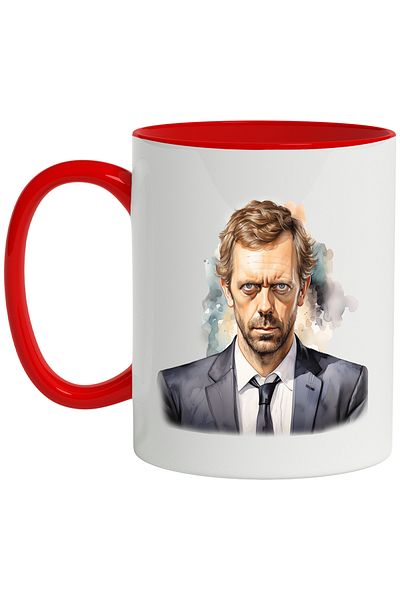 StoryGift Romania Mug With Doctor House, TV Series, Character, Costume, Medicine, Multicolor 330 ml, , With ,STG