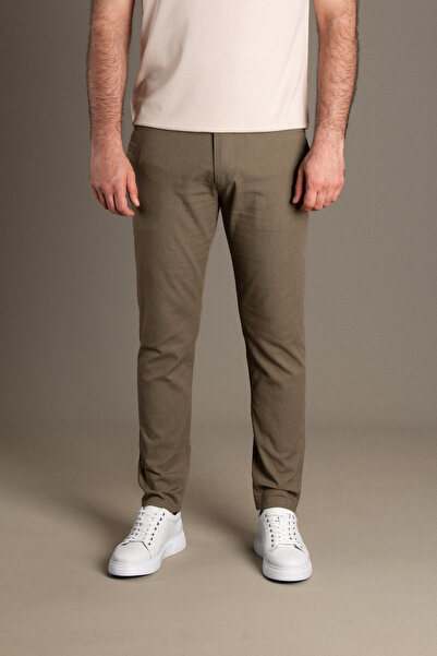 JR9 ERKEK HAKİ KETEN PANTOLON