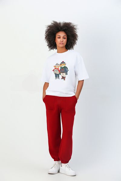 The Champ Clothing Μπλουζάκι 100% Cotton Dear Concept Teddy Printed