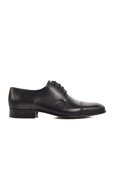 AYAKMOD Black Genuine Leather Men's Classic Shoes 00624 M
