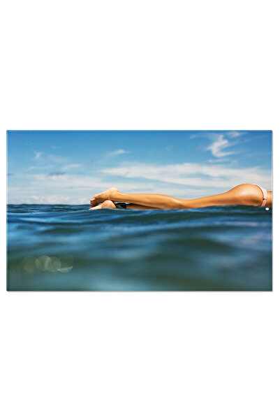 StoryGift Romania Tablou Canvas Surfing Toata Ziua, Vacanta, Surf, Plaja, Oce...