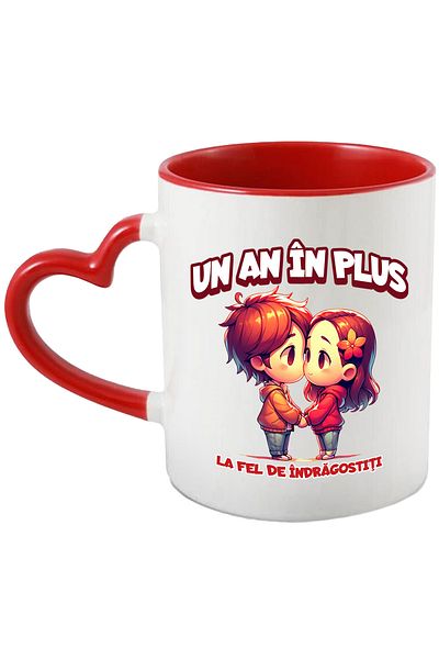 StoryGift Romania Happy Couple Mug text One more year, just as in love Valentine's Day, 3, With, STG