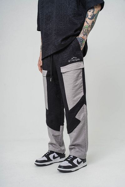 go gang own Παντελόνι Benjamin Pocket με λεπτομέρεια με μοτίβο ρούχων