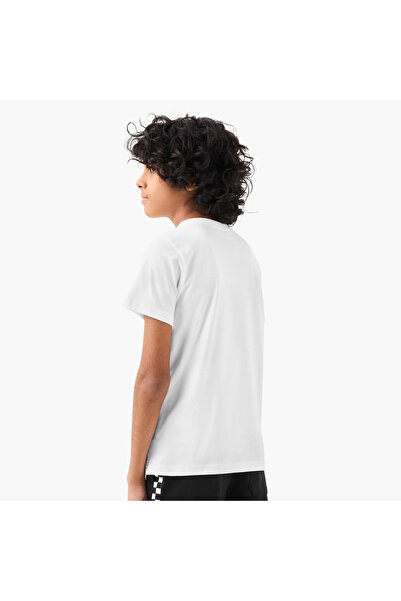 Juniors Graphic Print T-Shirt With Short Sleeves