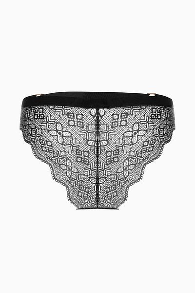 Wonna Slip din dantelă - 2576 - Negru