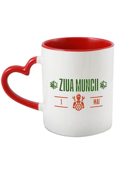 StoryGift Romania Labor Day Mug May 1st, Free Day, Workers' Day Celebration, 330ml, Ceramic c, Cu, STG