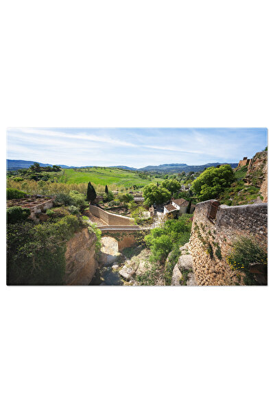 StoryGift Romania Tablou Canvas Podul Roman Sau Arab Puente De Las Curtiduria...