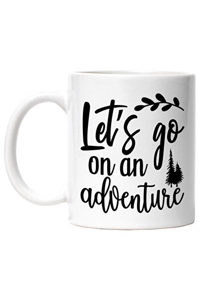 StoryGift Romania Cana cu brazi si mesajul "Let's go on an adventure" - hai s...