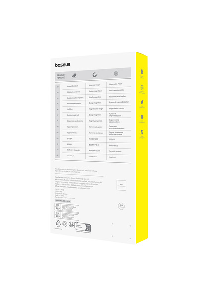 Baseus Baseus Ultra-Thin Crystal Series Magnetic Phone Case for iPhone 16 Pro Max - Clear