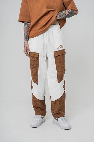 go gang own Παντελόνι Benjamin Pocket με λεπτομέρεια με μοτίβο ρούχων