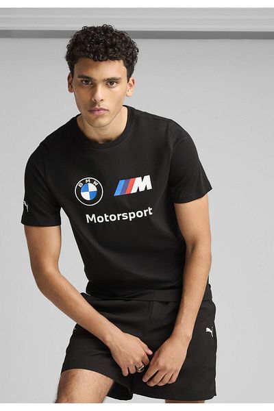 Puma Ανδρικό μπλουζάκι με λογότυπο BMW M Motorsport Essentials