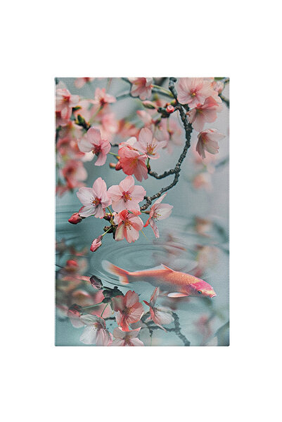 StoryGift Romania Tablou Canvas: Peștele Curios Amestecul Colorat Al Vieții S...