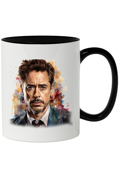 StoryGift Romania Mug With Tony Stark, Iron Man, Marvel, Character, Superhero, Multicolor 330 ml, Ce, Cu,STG
