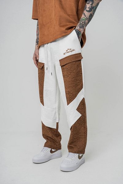 go gang own Παντελόνι Benjamin Pocket με λεπτομέρεια με μοτίβο ρούχων