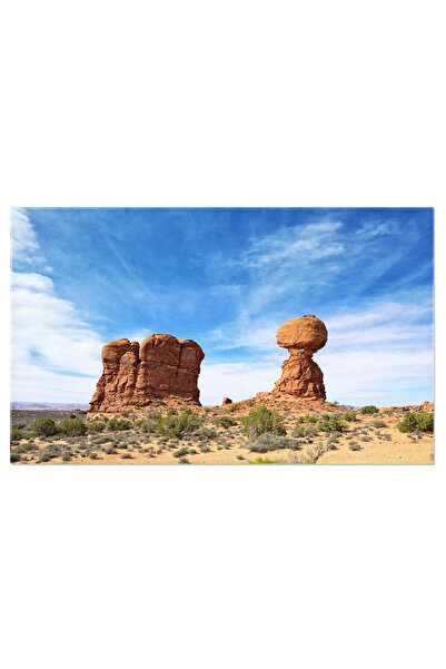 StoryGift Romania Tablou Canvas Stanca Echilibrata America, Arches, Desert, F...