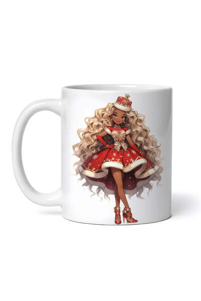 OEM Cană albă personalizată, Păpușa Galatea, INOVATIX®. 330ml