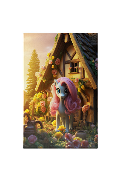 StoryGift Romania Tablou Canvas: Natura Si Ponei Femela In Paradisul Natural ...