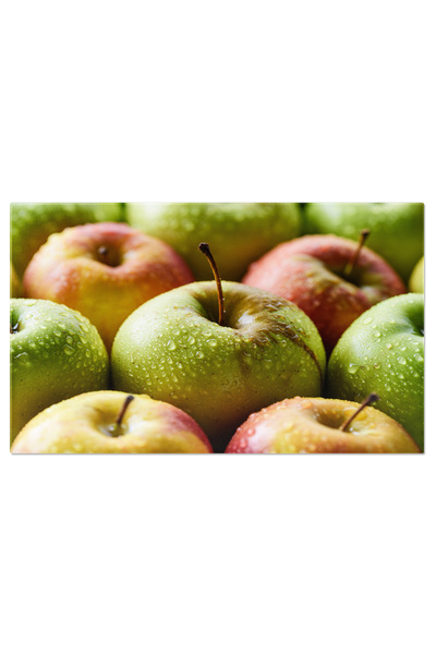 StoryGift Romania Tablou Canvas: Marimea Sanatatii: Mere Proaspete Si Vibrante - Fructe, Alimentatie Sanatoasa, D