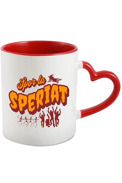 StoryGift Romania H4ALLowen Horror Skeleton Scary Mug, 330ml, Ceramic with Heart Handle, With, STG