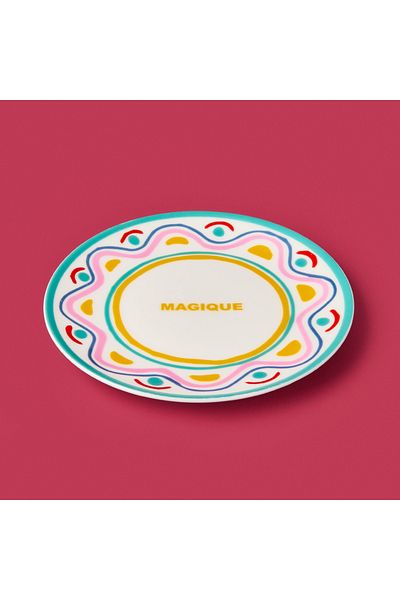Evidea Kitchen Magique Pasta Plate - Colorful - 19 cm