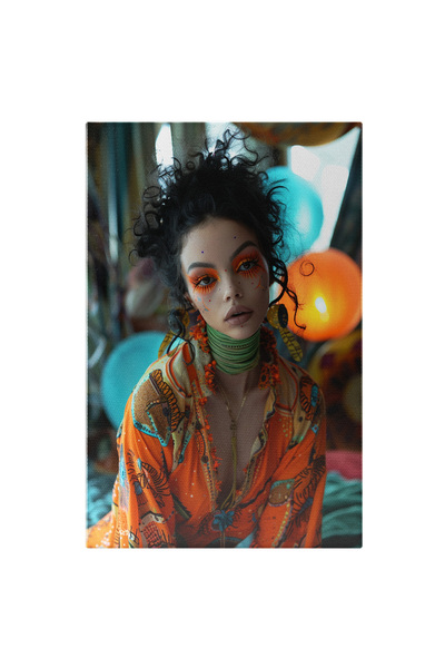 StoryGift Romania Tablou Canvas Vis În Culori Portretul Unei Dame Cu Machiaj ...