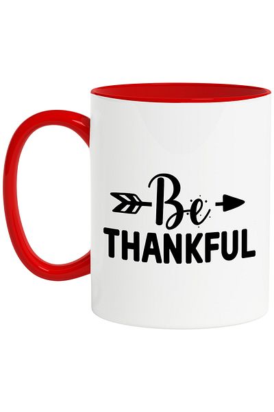 StoryGift Romania Mug with a message that encourages you to be content and grateful in life with , With ,STG