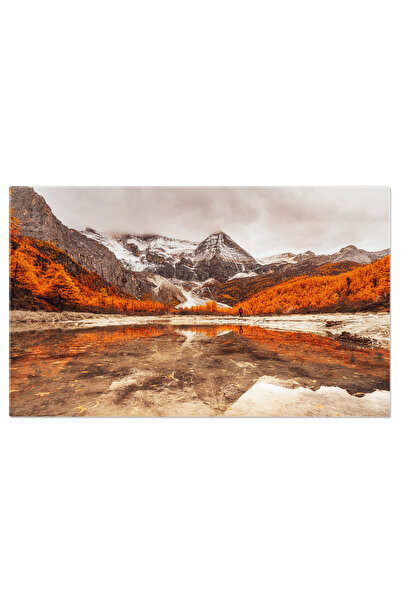 StoryGift Romania Tablou Canvas Femeie Asiatica Calatorind In Zona, China, Ya...