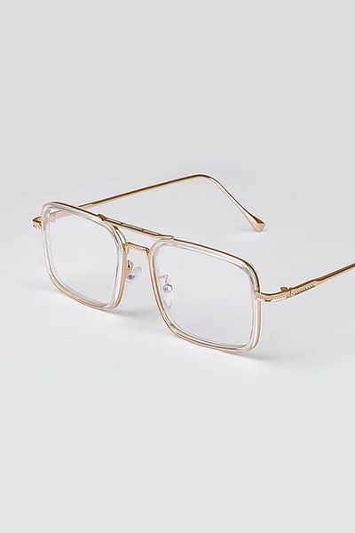 Roger Bacon Men's Blue Light Protective Glasses Titanium Frame