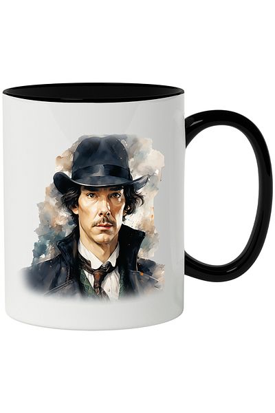 StoryGift Romania Sherlock Holmes Mug, Detective Series, British, Multicolor 330 ml, Wax, With ,STG