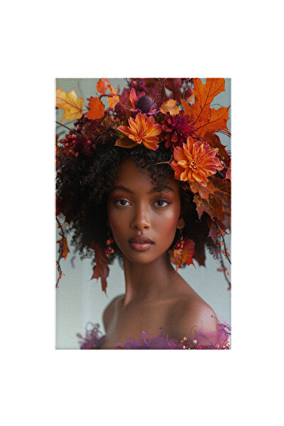 StoryGift Romania Tablou Canvas Femeia De Culoare Ce Simbolizează Bogăția Toa...