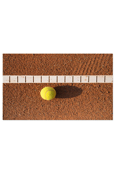 StoryGift Romania Tablou Canvas Minge De Tenis Pe Teren, Sportiv Echipament Sportiv, Activitate, Sport, Fundal, R