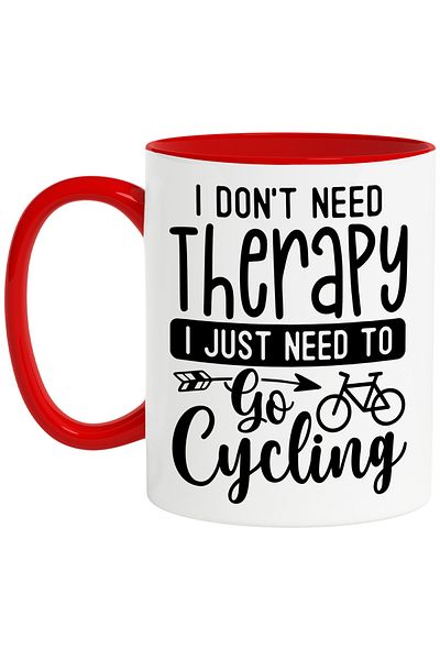 StoryGift Romania Mug for cycling enthusiasts who don't need therapy, but a ride, With ,STG
