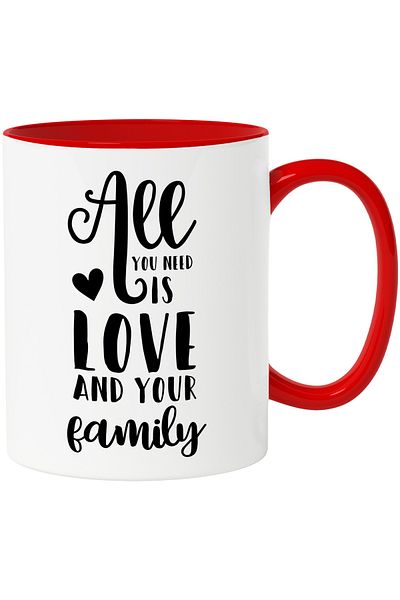 StoryGift Romania Mug for those who only need love and their families - peace with Mane, With, STG