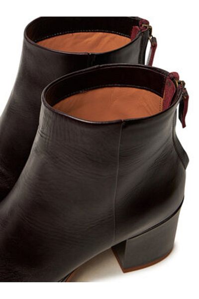 Balagan women's ankle boots ELTON red