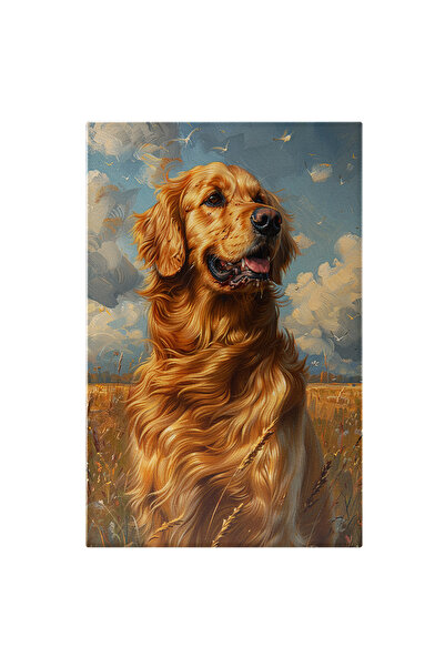 StoryGift Romania Tablou Canvas Pretty Dog Caine Cu Limba Scoasa Si Ochii Cap...