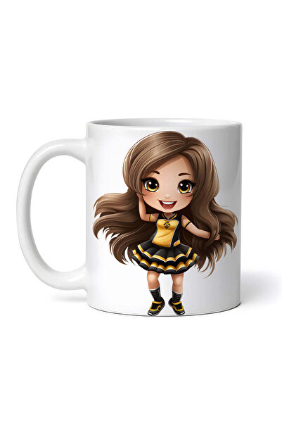 OEM Cană albă personalizată, Păpușa Francie, INOVATIX®. 330ml