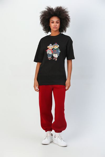 The Champ Clothing Μπλουζάκι 100% Cotton Dear Concept Teddy Printed