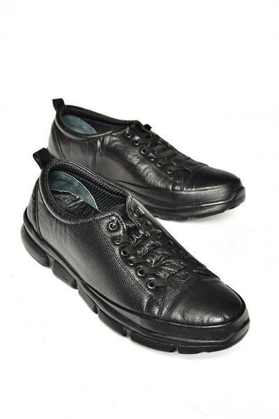Fox Shoes P555191203 Μαύρο Γνήσιο Δέρμα Comfort Ορθοπεδική Σόλα Γυναικεία Παπούτσια