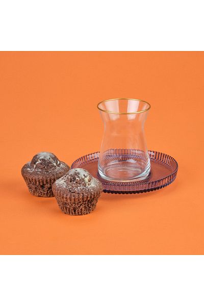 Evidea Kitchen 6-Piece Tea Plate - Blue - 12 cm