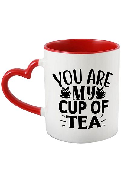 StoryGift Romania Mug for lovers with the message "You are my cup of tea" - you are my cup of tea, With ,STG