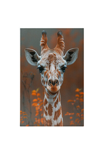 StoryGift Romania Tablou Canvas Micuta Girafa Cu Ochii Mari Negri Si Privire ...