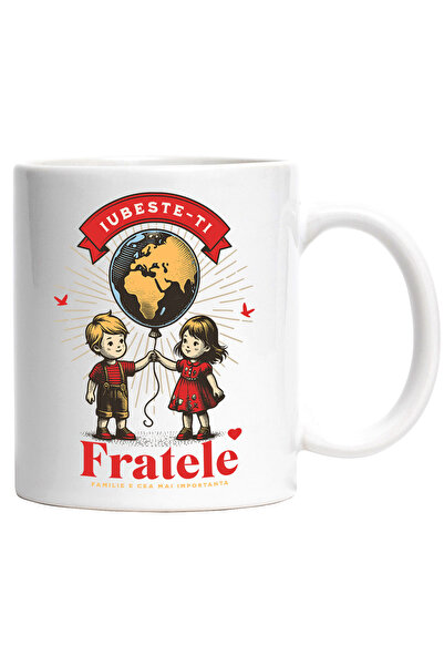 StoryGift Romania Cana Iubeste-ti fratele familie e importanta sora, 330ml, C...