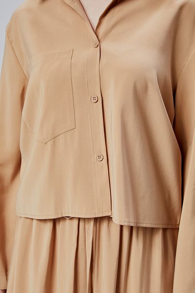 Bolivente Mink Oversize Shirt