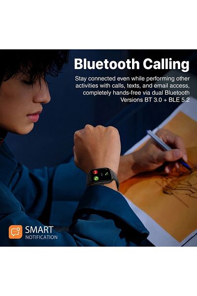 Promate Promate Smartwatch ProWatch-AM19 supports Bluetooth - Water Resistant - Black