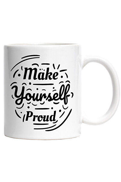 StoryGift Romania Cana cu Mesaj Motivational in Engleza Make Yourself Proud, ...