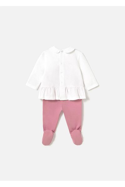 MAYORAL Baby Girl Long Sleeve T-Shirt Leggings Suit Pink 1586